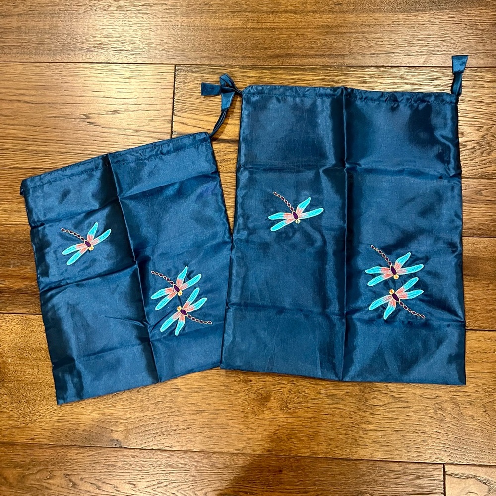 MMA Silk Dragonfly Embroidered Bags